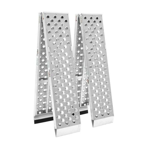 Big Boy EZ Rizer MF2-9614-EZ Aluminum 8' Arched Dual Runner Folding ATV Ramps by Black Widow