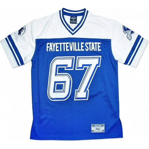 Big Boy Fayetteville State Broncos S9 Mens Football Jersey [Royal Blue - S]