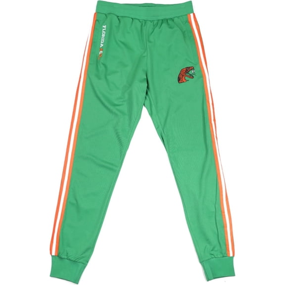 Big Boy Florida A&M Rattlers S6 Mens Jogging Suit Pants [Green - M]