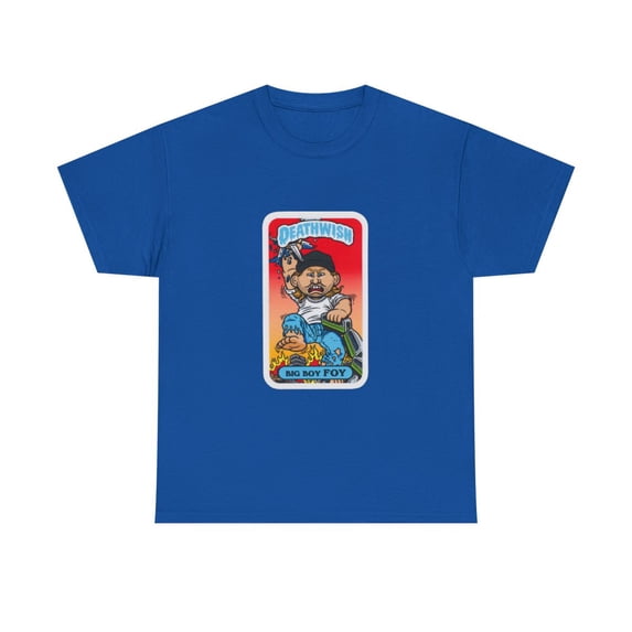 Big Boy Foy Low Life Kid Deathwish 2000s Skateboard Vintage Classic TShirt Print - Royal / 2XL