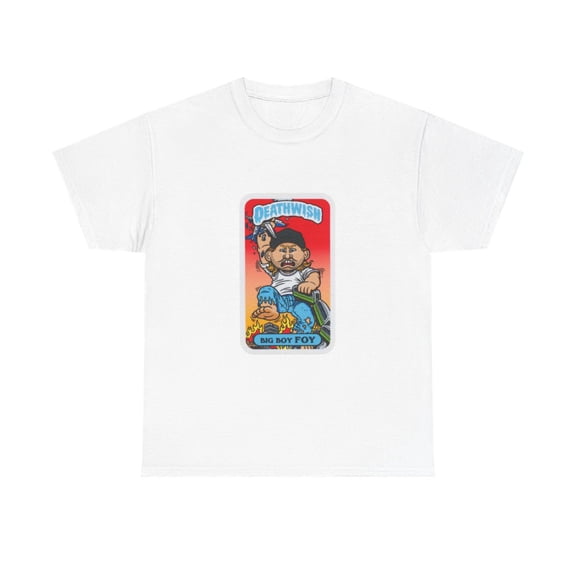 Big Boy Foy Low Life Kid Deathwish 2000s Skateboard Vintage Classic TShirt Print - White / L