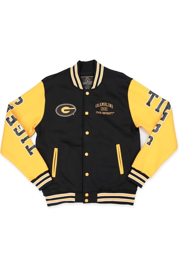 Grambling State Tigers S1 Mens Fleece Jacket [Black - 2XL]