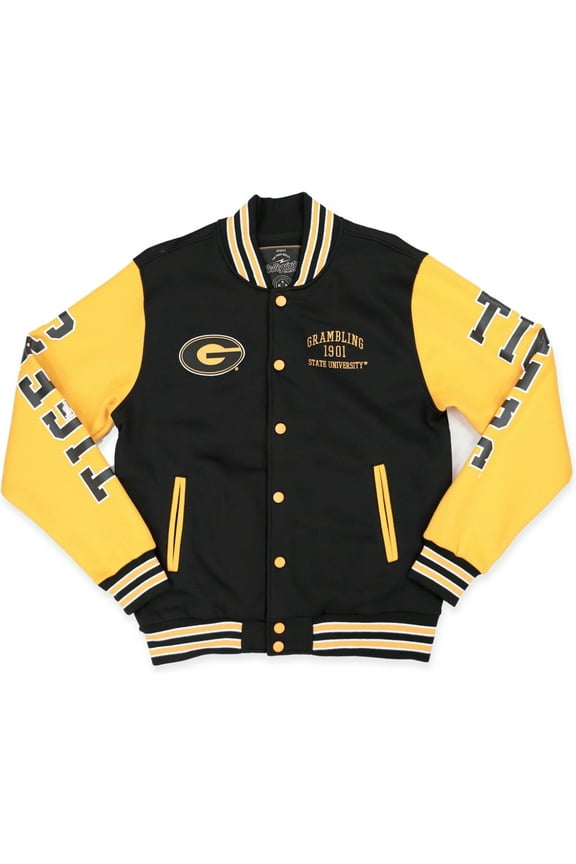 Grambling State Tigers S1 Mens Fleece Jacket [Black - XL]
