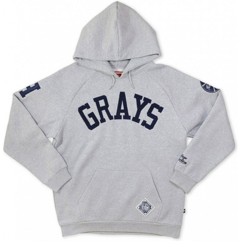 Big Boy Homestead Grays Heritage Mens Hoodie [Grey - 5XL