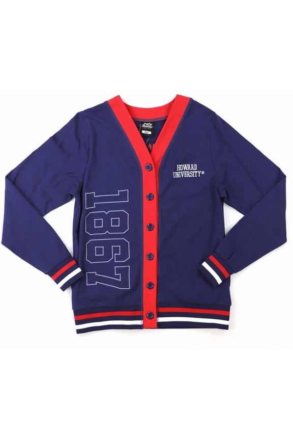 Howard Bison S12 Womens Cardigan [Navy Blue - S]