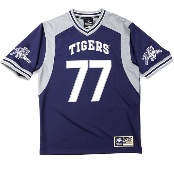 Big Boy Jackson State Tigers S16 Adult Football Jersey [Navy Blue - 3XL]