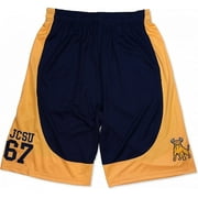 Big Boy Johnson C. Smith Golden Bulls S2 Mens Basketball Shorts [Navy Blue - XL]