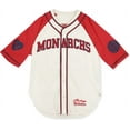 thumbnail image 1 of Big Boy Kansas City Monarchs S.P. No. 25 Replica Mens Baseball Jersey [White/Red - 5XL], 1 of 9