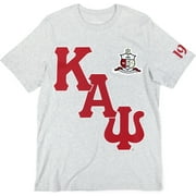Big Boy Kappa Alpha Psi Divine 9 S16 Graphic Mens Tee [Grey - XL]