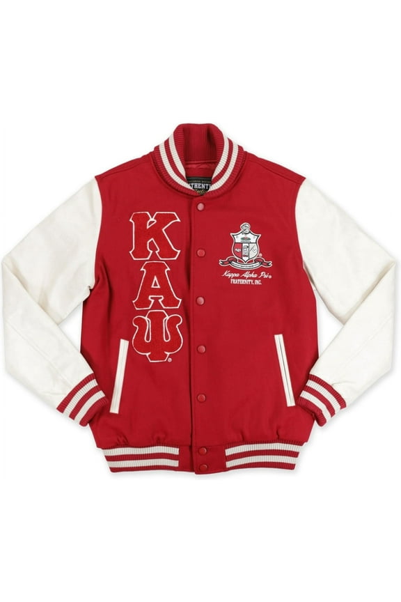 Kappa Alpha Psi Divine 9 S4 Mens Wool Jacket [Crimson Red - 3XL]