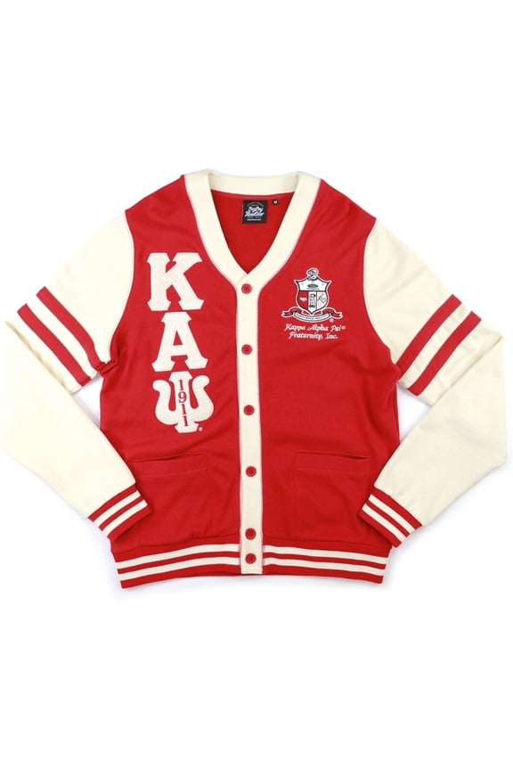 Kappa Alpha Psi Divine 9 S6 Cardigan [Crimson Red - XL]