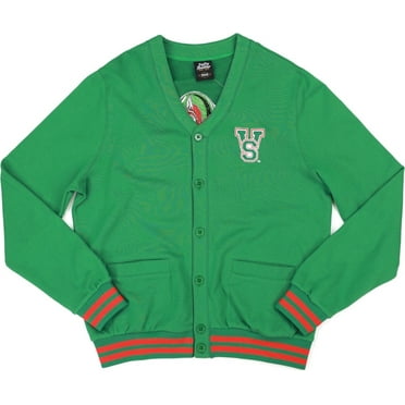 Big Boy Mississippi Valley State Delta Devils S6 Mens Cardigan [Green - S]