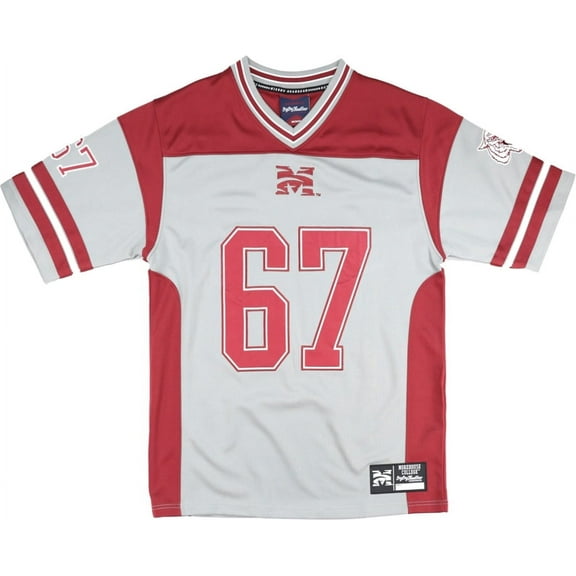 Big Boy Morehouse Maroon Tigers S14 Mens Football Jersey [Grey - XL]