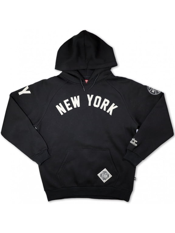 New York Black Yankees Heritage Mens Hoodie [Black - 4XL]