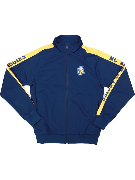 North Carolina A&T Aggies S7 Mens Jogging Jacket [Navy Blue - 4XL]