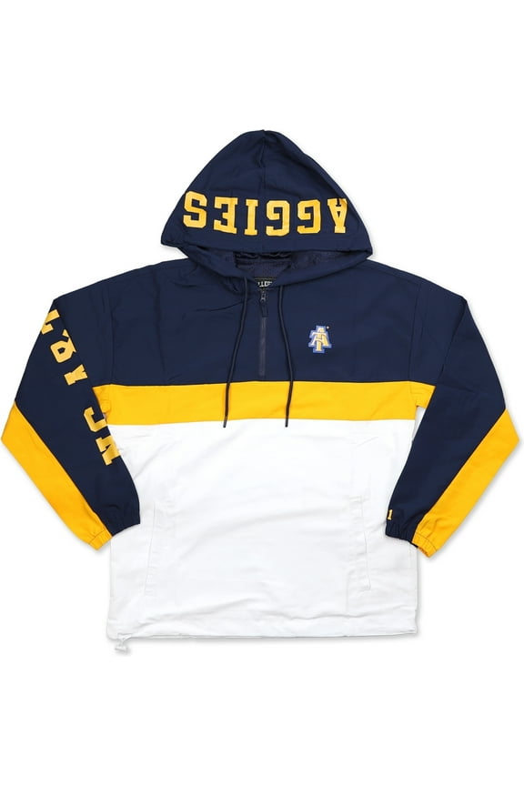 North Carolina A&T Aggies Womens Anorak Jacket [Navy Blue - M]