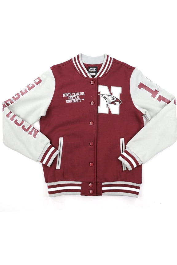 North Carolina Central Eagles S6 Womens Fleece Jacket [Maroon - S]