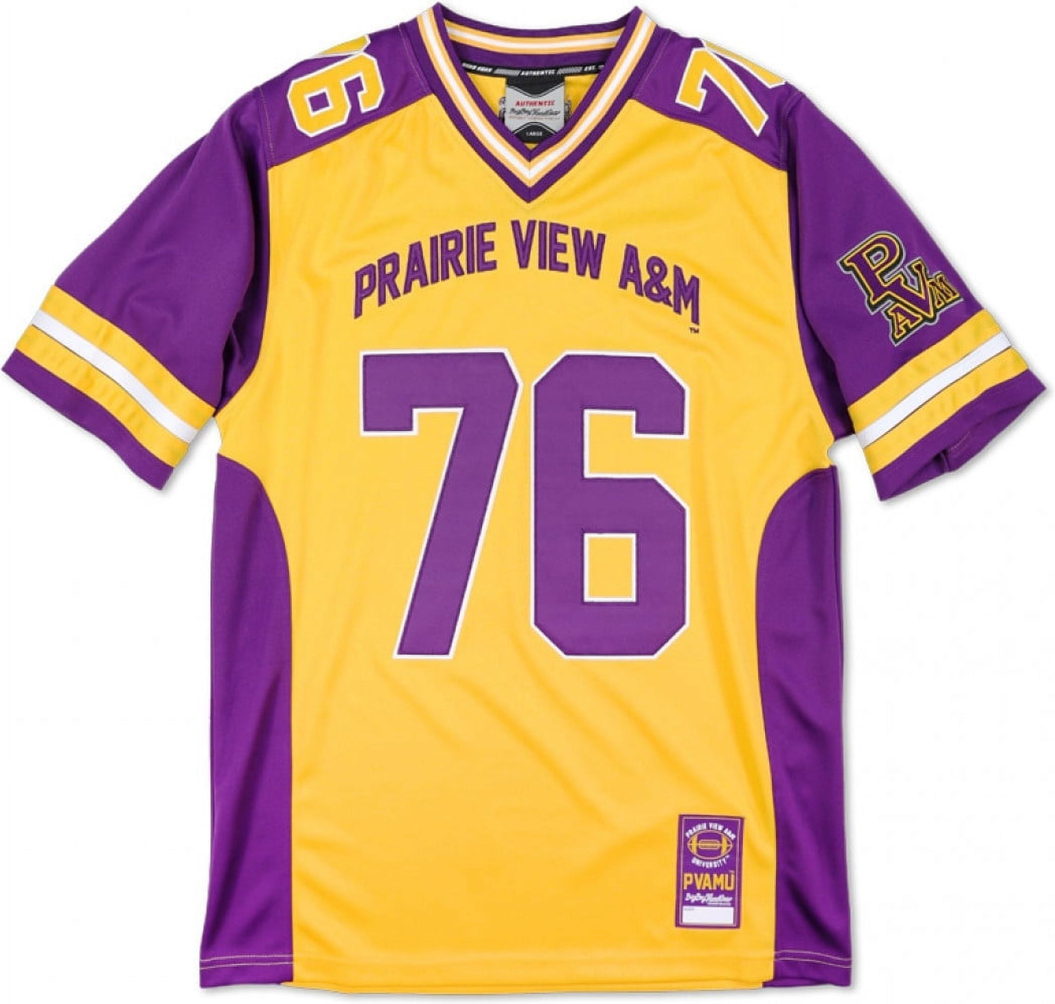 Big Boy Prairie View A M Panthers S13 Mens Football Jersey Gold 2XL Walmart
