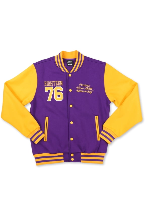 Prairie View A&M Panthers S2 Mens Fleece Jacket [Purple - 4XL]