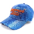 thumbnail image 1 of Big Boy Savannah State Tigers S141 Ladies Sequins Cap [Royal Blue - Adjustable], 1 of 3