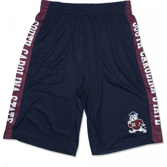 Big Boy South Carolina State Bulldogs Mens Basketball Shorts [Navy Blue - XL]