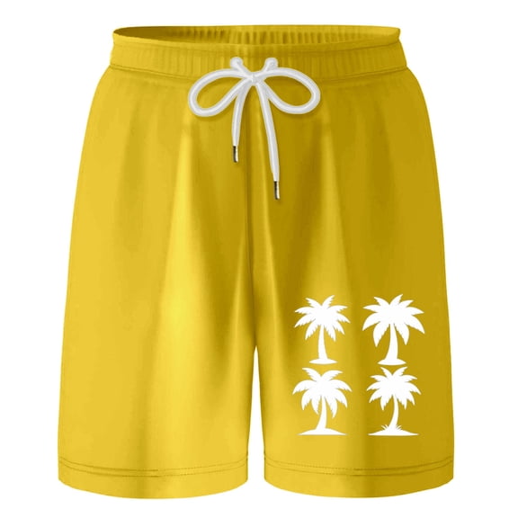 Big Boy Swim Trunks 10-12 Years Bath Suit Boy Athletic Shorts Board Shorts Summer Shorts Basketball Shorts Summer Shorts Animal Graphic Drawstring Trunks Bottoms #Yellow