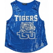 Big Boy Tennessee State Tigers S2 Ladies Sequins Tank Top [Royal Blue - M]