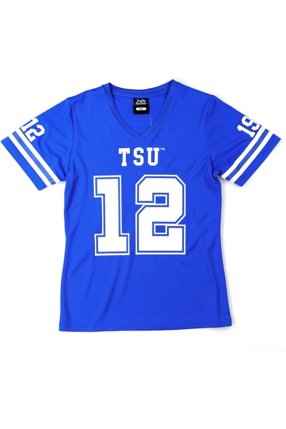 Tennessee State Tigers S2 Womens Football Jersey Tee [Royal Blue - S]