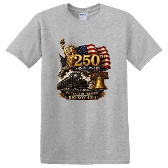 Big Boy Train USA Anniversary Graphic T-Shirt