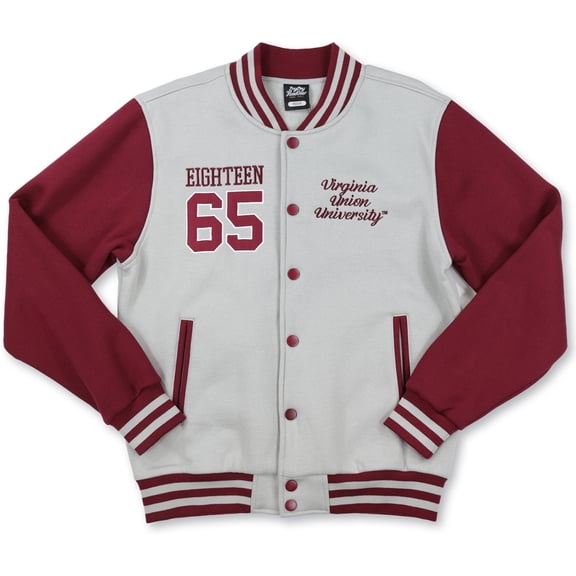 Big Boy Virginia Union Panthers S2 Mens Fleece Jacket [Grey - 3XL]