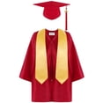 thumbnail image 1 of Big Boy's Outfits Kids Kindergarten Children Cap Gown Preschool Graduation Shawl Tassel Set Clothes for Boy Size 11-14 Years, 1 of 6