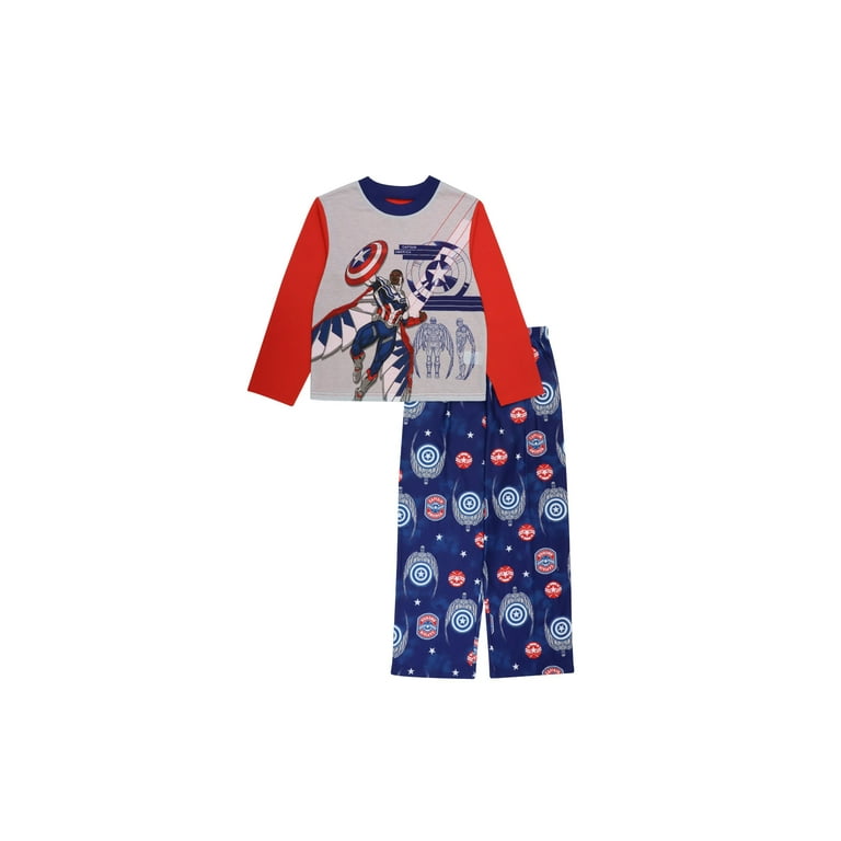 Big Boys Avengers Pajamas 2 Piece Set Assorted 10 Walmart