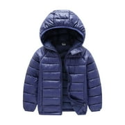 ADARL Little Boys & Girls Winter Hooded Light Puffer Coats Lightweight Down Jackets & Outerwear Recommended Height for 3.6-5.3 ft