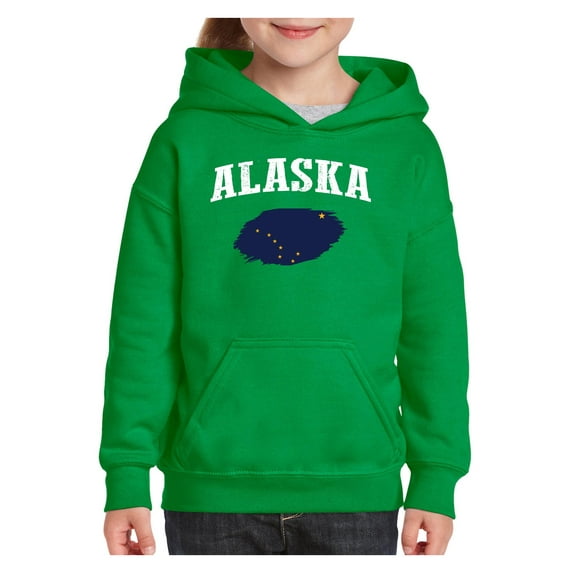Big Boys Hoodies and Sweatshirts - Alaska Flag