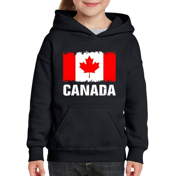 Big Boys Hoodies and Sweatshirts - Canada Flag