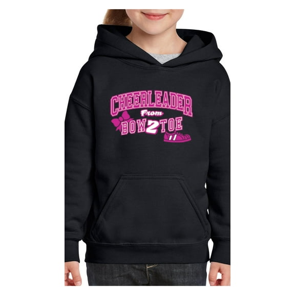Big Boys Hoodies and Sweatshirts - Cheerleader Bow 2 Toe