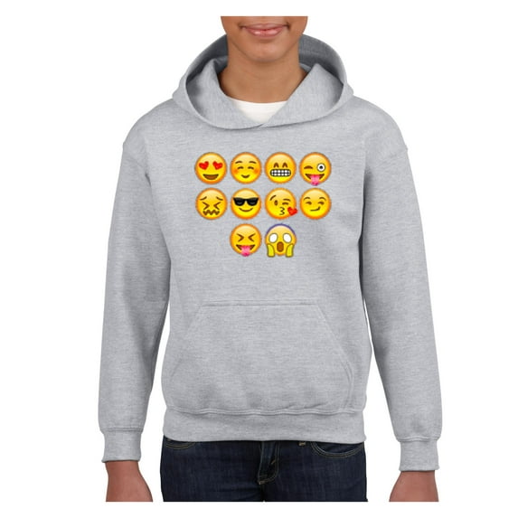 Big Boys Hoodies and Sweatshirts - Emoji Entourage