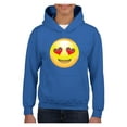 thumbnail image 1 of Big Boys Hoodies and Sweatshirts - Emoji Heart-Shaped Eyes, 1 of 5