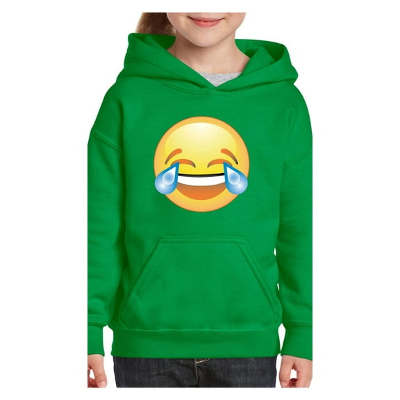Big Boys Hoodies and Sweatshirts - Emoji Laughing Tears