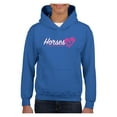 thumbnail image 1 of Big Boys Hoodies and Sweatshirts - Horses Where My Heart Is, 1 of 5