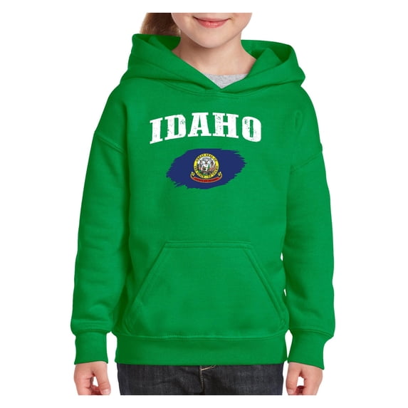 Big Boys Hoodies and Sweatshirts - Idaho Flag