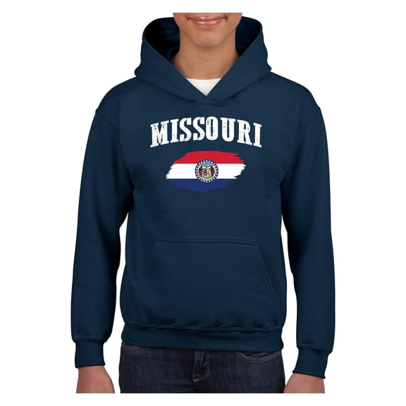 Big Boys Hoodies and Sweatshirts - Missouri Flag