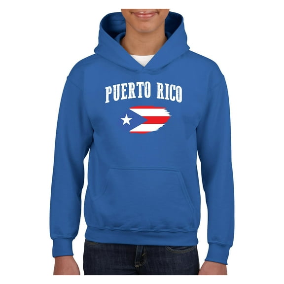 Big Boys Hoodies and Sweatshirts - Puerto Rico Flag