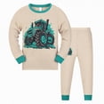 thumbnail image 1 of Big Boys Kid Outfits Pants Set Little Autumn Winter Cartoon Long Sleeve Elastic Waist 6 12 18 24 Months Pajama 2Pcs, 1 of 3