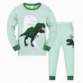 thumbnail image 1 of Big Boys Kid Outfits Pants Set Spring Fall Cute Long Sleeve Elastic Waist 1T 2T 3T 4T 5T Sweatshirt Clothes 2 PC, 1 of 3