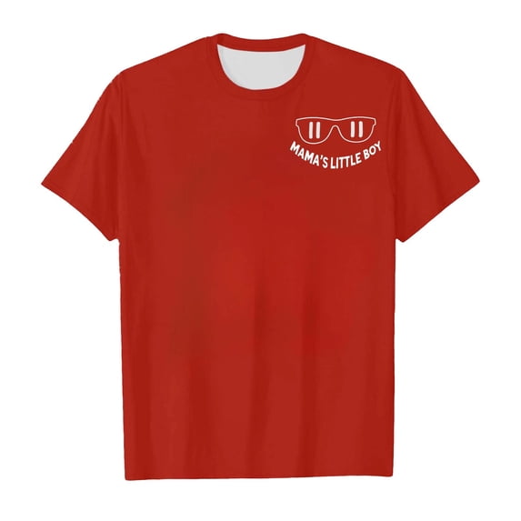 Big Boys Performance Shirts Breathable Everyday Short Sleeve For Kids Lightweight Ideal For Play And Casual Outsfits Funny Summer Holiday Vacation Tee Tops Size 10-11T