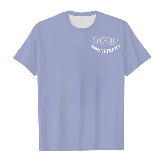 Big Boys Performance Shirts Breathable Everyday Short Sleeve For Kids Lightweight Ideal For Play And Casual Outsfits Funny Summer Holiday Vacation Tee Tops Size 12-13T