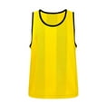 thumbnail image 1 of Big Boys Solid Color Sleeveless T-Shirt Tank Top Athletic Casual Tank Top Against Clothing Yellow,10-15Y, 1 of 4