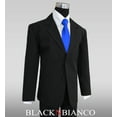 thumbnail image 1 of Big Boys Suits in Black with Royal Blue Neck Tie, 1 of 3