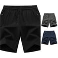 thumbnail image 1 of Big Boys Summer Shorts Drawstring Waist Zipper Side‑Pocket Thin Shorts 6‑16Y, 1 of 6